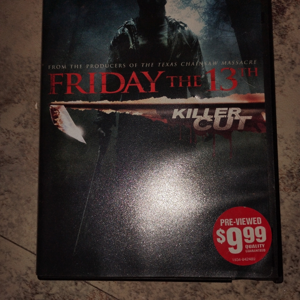 Friday The 13th Killer Cut Dvd Wide Screen Edition Pre Owned 2009 Edition Year